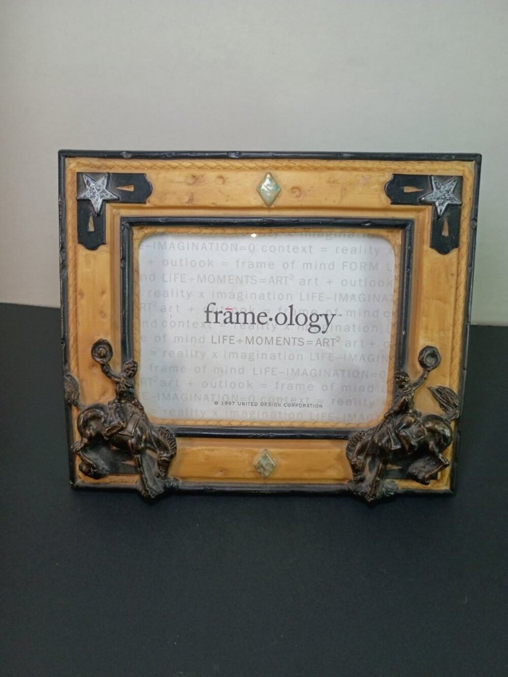 Framology Cowboy 3D Picture Frame Rustic Western Cowboys